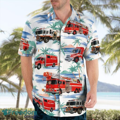 Hasbrouck Heights, Bergen County, New Jersey, Hasbrouck Heights Fire Department Hawaiian Shirt Beach Shirt For Men And Women Product Photo 4