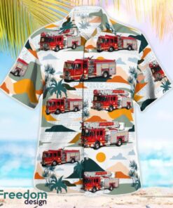Haskell, Arkansas, Haskell Fire Department Beach Hawaiian Shirt image Haskell, Arkansas, Haskell Fire Department Beach Hawaiian Shirt Product Photo 3