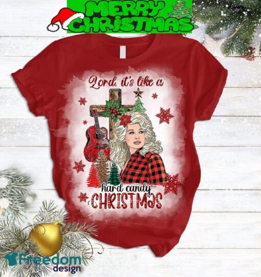 Have A Holly Dolly Christmas Cowgirl Pajamas Set For Christmas - Have A Holly Dolly Christmas Cowgirl Pajamas Set-2