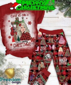 Have A Holly Dolly Christmas Cowgirl Pajamas Set For Christmas - Have A Holly Dolly Christmas Cowgirl Pajamas Set-1