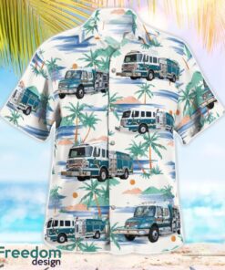 Hazen Fire Department 3D Hawaiian Shirt Product Photo 2