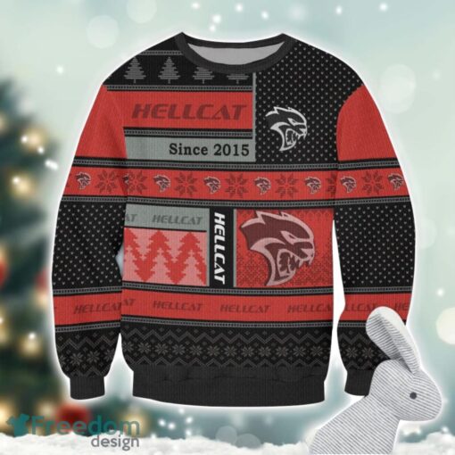 Hellcat Logo Ugly Christmas Sweater For Fans Men And Women Christmas Gift Ideas Product Photo 2