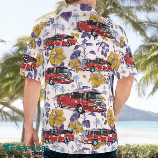 Hershey Volunteer Fire Company, Pennsylvania 3D Hawaiian Shirt Product Photo 2