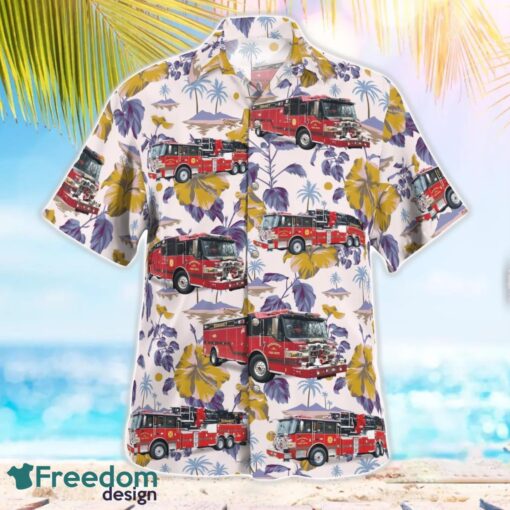 Hershey Volunteer Fire Company, Pennsylvania 3D Hawaiian Shirt Product Photo 3