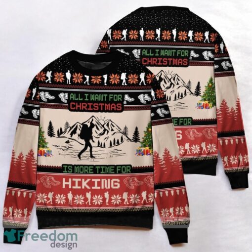 Hiking Ugly Christmas Sweater 3D Printed Christmas Gift Product Photo 1