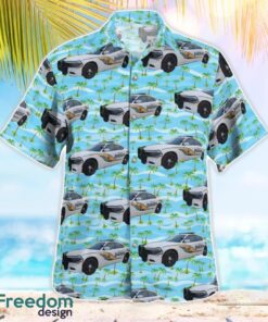 Hillsborough County Sheriff's Office (HCSO) Dodge Charger Hawaiian Shirt Beach Summer Shirt Product Photo 2