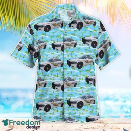 Hillsborough County Sheriff's Office (HCSO) Dodge Charger Hawaiian Shirt Beach Summer Shirt Product Photo 2