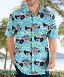 Hillsborough County Sheriff's Office (HCSO) Dodge Charger Hawaiian Shirt Beach Summer Shirt Product Photo 3