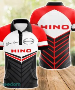 Hino 3D Polo Shirt For Car Lover Golf Fans Gift Polo Shirt Custom Name