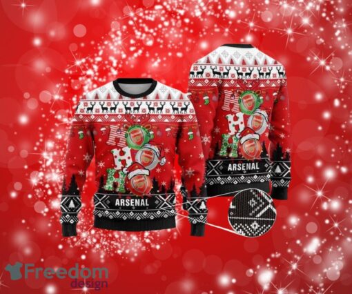 Ho Ho Ho Arsenal Christmas Warmth Full Over Print Gifts Christmas 3D Sweater Shirt Product Photo 1