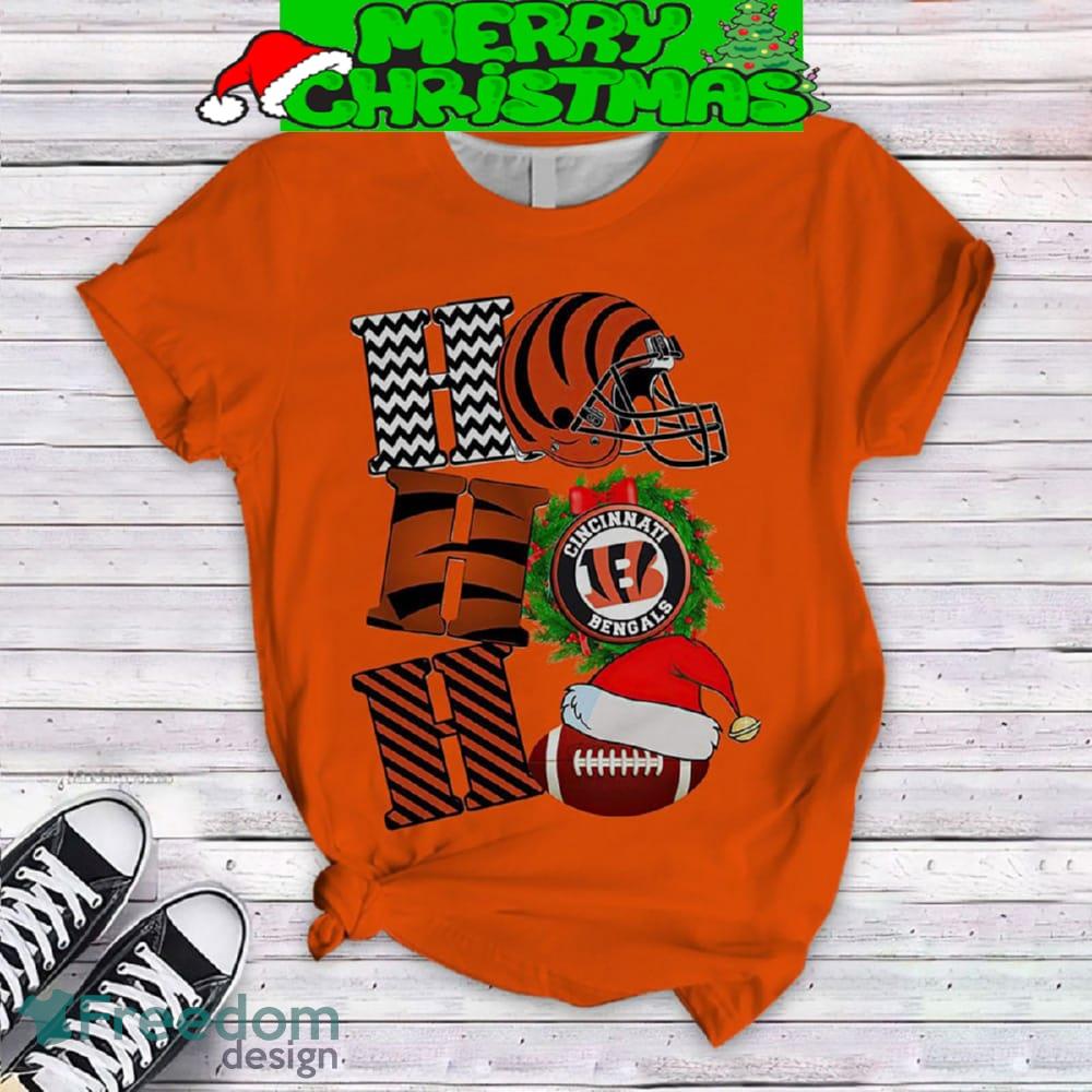 Ho Ho Ho Christmas Santa Claus Cincinnati Bengals NFL Team Holidays Fleece Pajamas Set Gift Family image Ho Ho Ho Christmas Santa Claus Cincinnati Bengals NFL Team Holidays Fleece Pajamas Set Gift Family - Ho Ho Ho Christmas Santa Claus Cincinnati Bengals NFL Team Holidays Fleece Pajamas Set-2