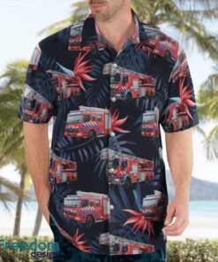 Hollands Midden, Netherlands, Brandweer Hollands Midden Hawaiian Shirt Product Photo 4