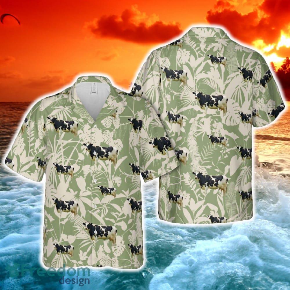 Holstein Dairy Cow Hawaiian Shirt image Holstein Dairy Cow Hawaiian Shirt - Holstein Dairy Cow Hawaiian Shirt-1