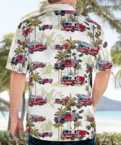 Holyoke, Hampden County, Massachusetts, Holyoke Fire Department Hawaiian Shirt Product Photo 2