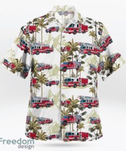 Holyoke, Hampden County, Massachusetts, Holyoke Fire Department Hawaiian Shirt Product Photo 3