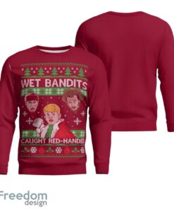 Home Alone Wet Bandits Caught Red Handed All-Over Print Christmas Sweater, Christmas Gift