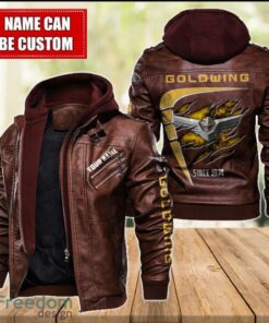 Honda goldwing 2D Leather Jacket For Men Custom Name Special Gift Ideas Product Photo 2