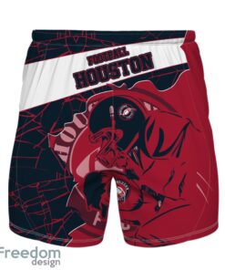 Houston Football Team Personalized Name Number Hawaiian Shirt And Shorts Team Gift Product Photo 2