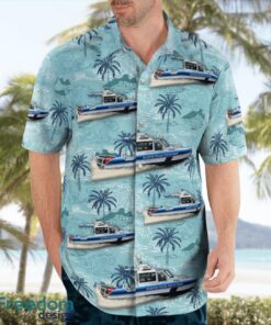 Houston Police Department Patrol Boat Aloha Hawaiian Shirt Product Photo 3