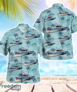 Houston Police Department Patrol Boat Aloha Hawaiian Shirt