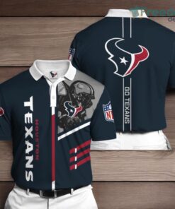 Houston Texans 3D Polo Shirt For Fans