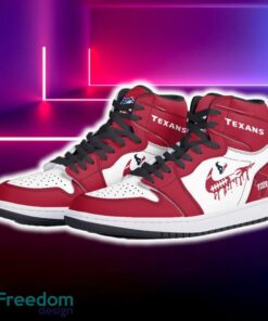 Houston Texans Air Jordan Hightop Shoes New Custom Name For Fans Gift Sneaker - Houston Texans Air Jordan Hightop Shoes Photo 5