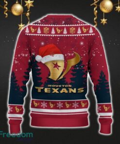 Houston Texans Car For Fans 3D Sweater Ugly Christmas Santa Hat Tree Gift For Men Women - Houston Texans Ugly Christmas Sweater_3