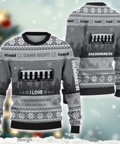 Hummer Damn Right I Lover Hummer Now And Forever 3D Ugly Christmas Sweater Christmas Gift Product Photo 1