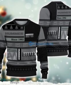 Hummer Logo Ugly Christmas Sweater For Fans Men And Women Christmas Gift Ideas Product Photo 1