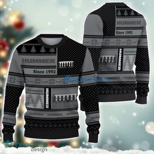 Hummer Logo Ugly Christmas Sweater For Fans Men And Women Christmas Gift Ideas Product Photo 1