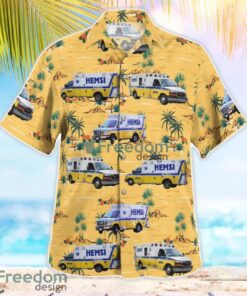 Huntsville, Alabama HEMSI Ambulance Hawaiian Shirt Beach Shirt Summer Holiday Gift Product Photo 2