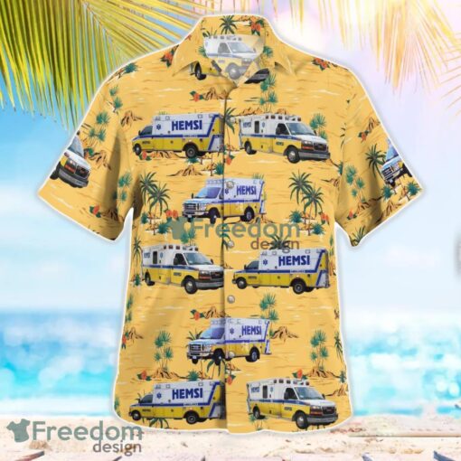 Huntsville, Alabama HEMSI Ambulance Hawaiian Shirt Beach Shirt Summer Holiday Gift Product Photo 2