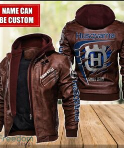 Husqvarna 2D Leather Jacket For Men Custom Name Special Gift Ideas Product Photo 2