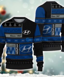 Hyundai Logo Ugly Christmas Sweater For Fans Men And Women Christmas Gift Ideas Product Photo 1