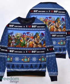 I love the 80s Cartoons ,Ugly Sweater 3D Printed Christmas Gift Party,ugly Sweater 3D Printed Christmas Gift ideas