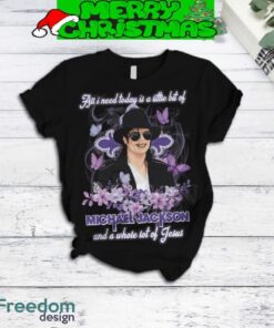I Need Michael Jackson And A Whole Lot Of Jesus Fleece Pajamas Set Men Women For Fans - I Need Michael Jackson And A Whole Lot Of Jesus Fleece Pajamas Set-2