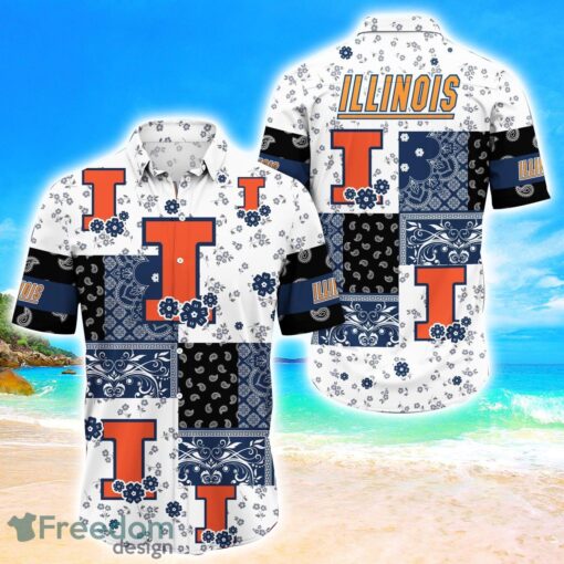 Illinois Fighting Illini Hawaii For Summer Sport Team Hawaiian Shirt Product Photo 1