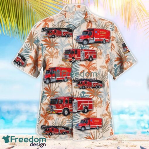 Illinois Naperville Fire Department Hawaiian Shirt Beach Shirt Summer Holiday Gift Product Photo 2