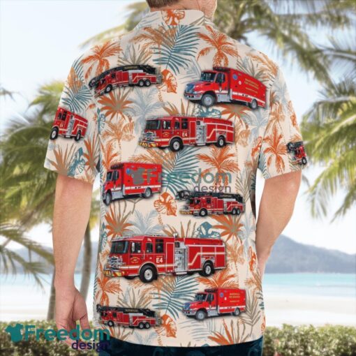 Illinois Naperville Fire Department Hawaiian Shirt Beach Shirt Summer Holiday Gift Product Photo 4