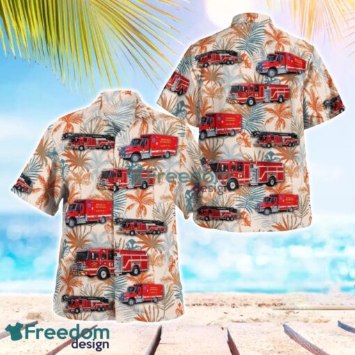 Illinois Naperville Fire Department Hawaiian Shirt Beach Shirt Summer Holiday Gift Product Photo 1