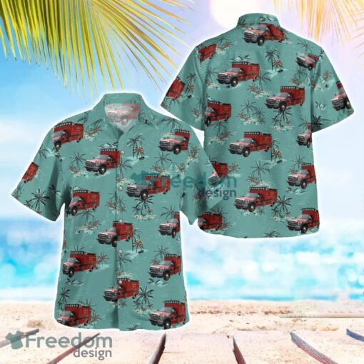 Indiana, Lawrence City Fire Department Hawaiian Shirt Beach Shirt Summer Holiday Gift Product Photo 1