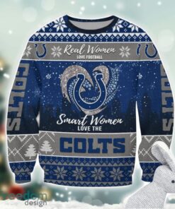 Indianapolis Colts Logo Ugly Christmas Sweater For Fans Men And Women Christmas Gift Ideas Product Photo 1