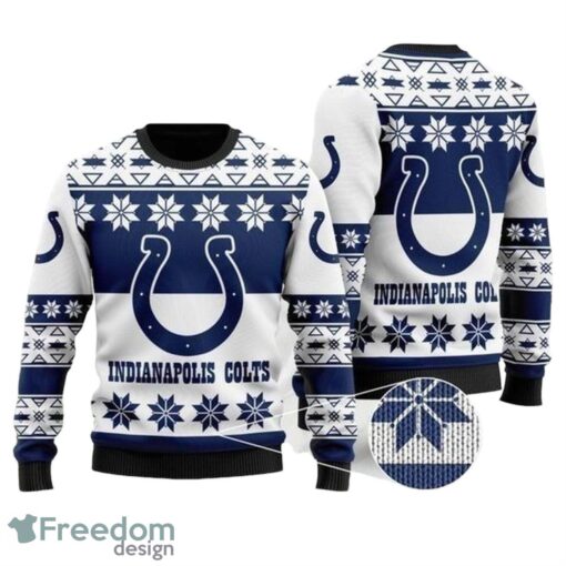 Indianapolis Colts Sweater Shirt Wool Christmas For Fans All Over Print Sweater Product Photo 1