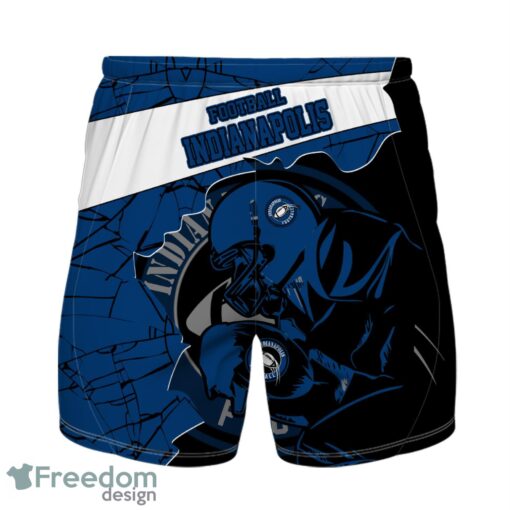 Indianapolis Football Team Personalized Name Number Hawaiian Shirt And Shorts Team Gift Product Photo 2