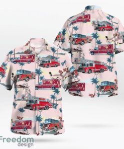 Indianapolis, Indiana, Wayne Township Fire Department Hawaiian Shirt Product Photo 1