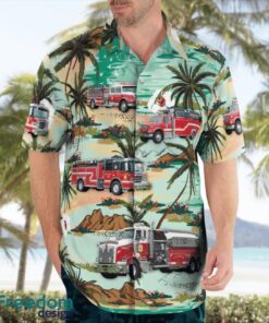 Intercourse, Pennsylvania, Intercourse Fire Company Beach Hawaiian Shirt Product Photo 4