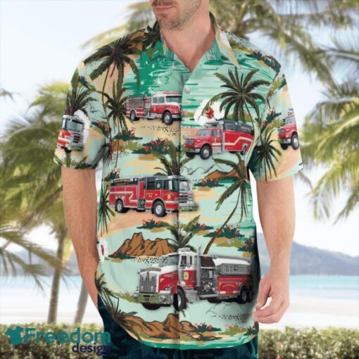 Intercourse, Pennsylvania, Intercourse Fire Company Beach Hawaiian Shirt Product Photo 4