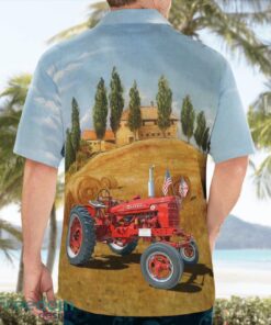 International Harvester 1953 McCormick Farmall Super H Hawaiian Shirt Product Photo 2