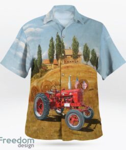 International Harvester 1953 McCormick Farmall Super H Hawaiian Shirt Product Photo 3