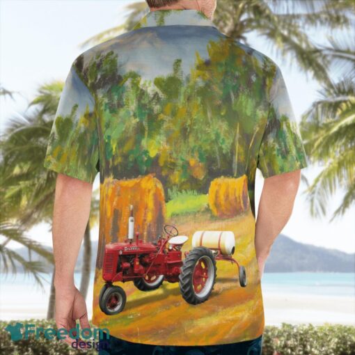 International Harvester 1954 IH Farmall Super C Hawaiian Shirt Product Photo 2